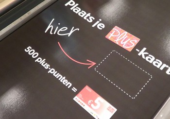 Promoot je loyalty cards direct op de promotionele kassaband